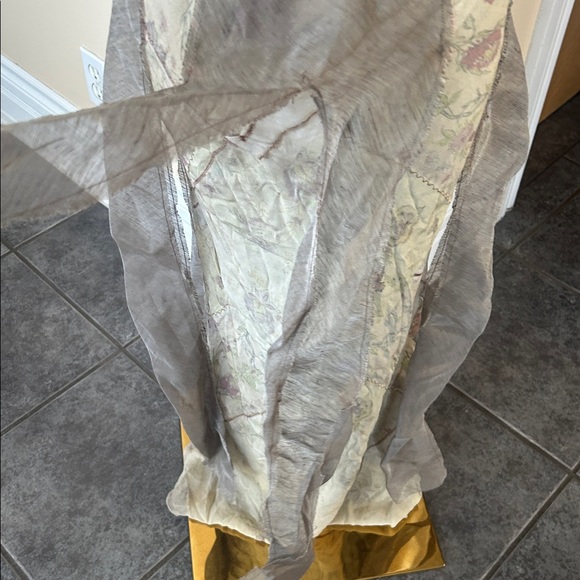 ZARA contrast printed dress with straps size small - Picture 11 of 13